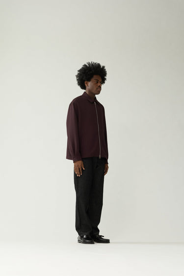 CHEMISE HOMME ZIP UP BORDEAUX BORDEAUX