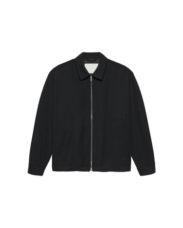 CHEMISE HOMME ZIP UP NOIR NOIR