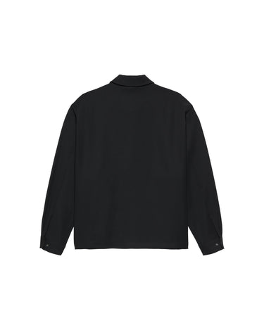 CHEMISE HOMME ZIP UP NOIR NOIR