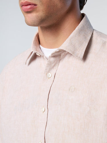 CHEMISE HOMME BEIGE BEIGE