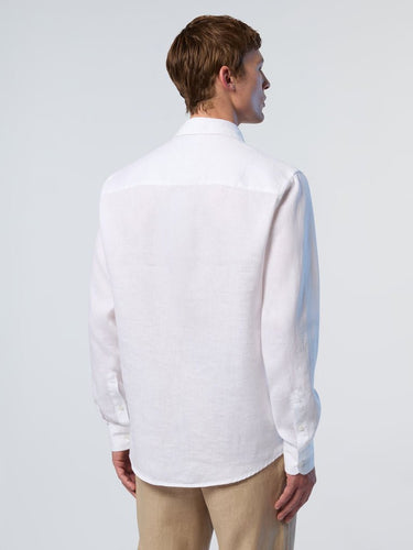 CHEMISE HOMME NS REGULAR BLANC BLANC