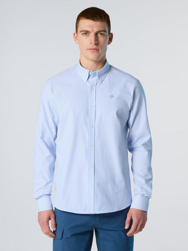 CHEMISE HOMME NS REGULAR BLEU BLEU