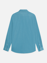 CHEMISE HOMME CORDUROY REGULAR MARINE MARINE