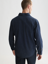 CHEMISE HOMME DENIM FLANNEL RELAXED MARINE MARINE