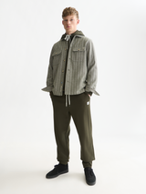 CHEMISE HOMME JACQUARD RELAXED VERT VERT