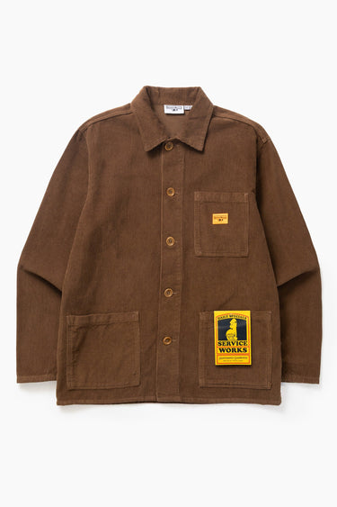 CHEMISE HOMME CORDUROY CHORE MARRON MARRON