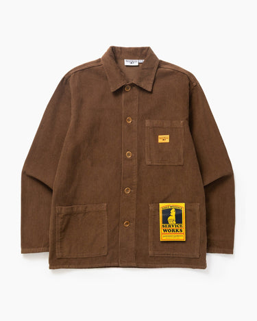 CHEMISE HOMME CORDUROY CHORE MARRON MARRON