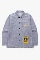 CHEMISE HOMME HICKORY CHORE BLANC BLEU BLANC BLEU