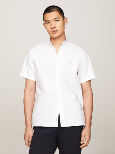 CHEMISE HOMME 1985 FLEX OXFORD RF BLANC BLANC