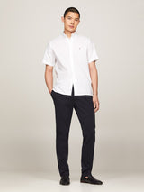 CHEMISE HOMME 1985 FLEX OXFORD RF BLANC BLANC