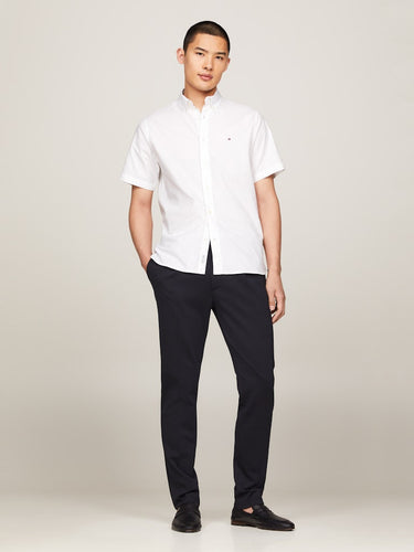 CHEMISE HOMME 1985 FLEX OXFORD RF BLANC BLANC