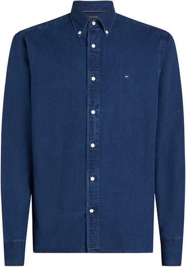 CHEMISE HOMME CHAMBRAY RF SHIRT BLEU FONCE BLEU FONCE