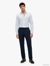 CHEMISE HOMME CL MICRO BLEU BLEU
