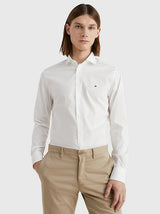 CHEMISE HOMME CORE CL FLEX POPLIN BLANC BLANC