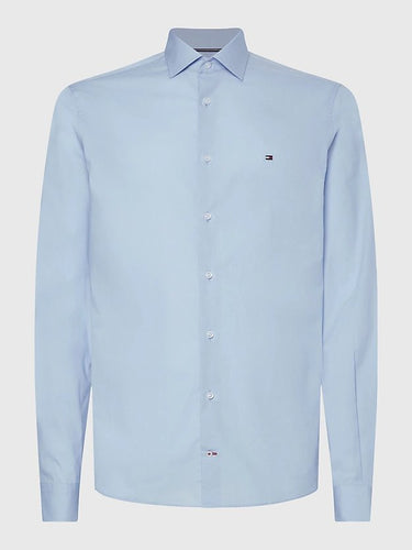 CHEMISE HOMME CORE CL FLEX POPLIN CIEL CIEL