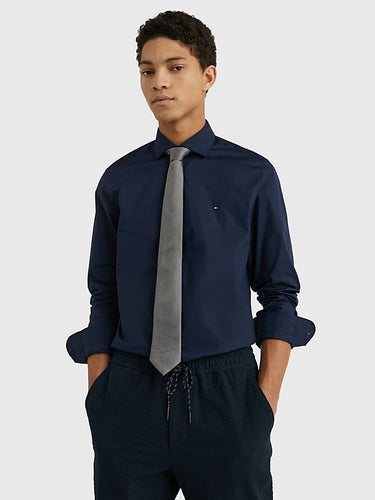 CHEMISE HOMME CORE CL FLEX POPLIN MARINE MARINE