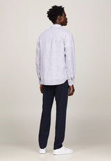 CHEMISE HOMME DC BOLD LINEN STRIPE MARINE MARINE