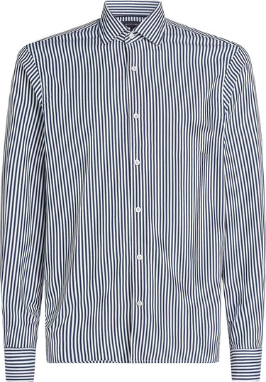 CHEMISE HOMME DC POPLIN STRIPE SF MARINE MARINE