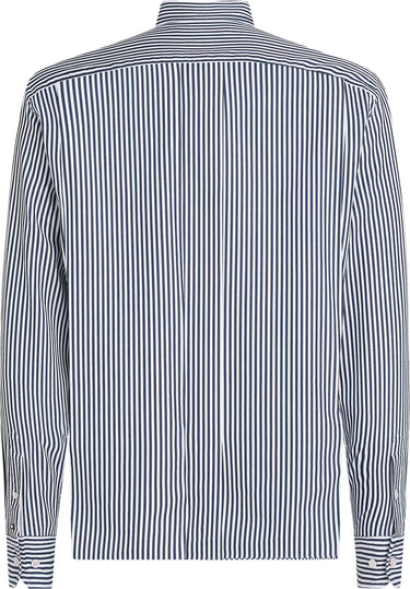 CHEMISE HOMME DC POPLIN STRIPE SF MARINE MARINE