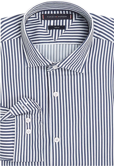 CHEMISE HOMME DC POPLIN STRIPE SF MARINE MARINE