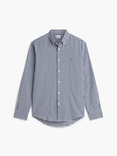 CHEMISE HOMME FLANNEL GINGHAM DOBB MARINE MARINE