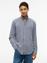 CHEMISE HOMME FLANNEL GINGHAM DOBB MARINE MARINE