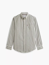 CHEMISE HOMME FLANNEL STRIPE RF SH VERT VERT