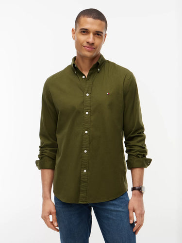 CHEMISE HOMME FLEX FLANNEL SOLID R VERT VERT