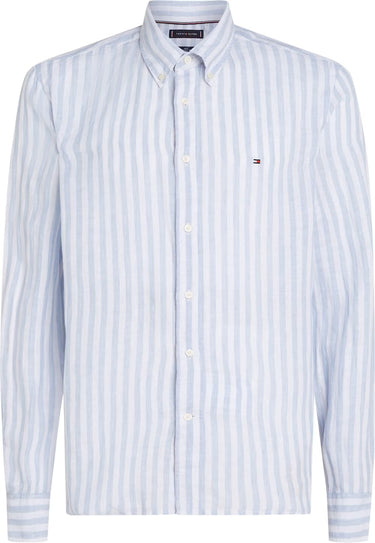 CHEMISE HOMME LINEN ESSENTIAL STRI CIEL CIEL