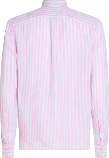 CHEMISE HOMME LINEN ESSENTIAL STRI ROSE ROSE