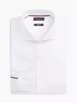 CHEMISE HOMME NY FLEX COLLAR DOBBY BLANC BLANC