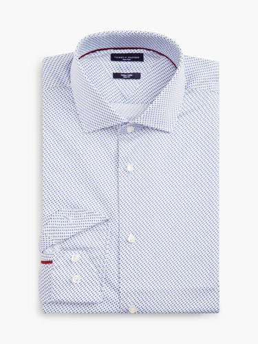 CHEMISE HOMME NY FLEX COLLAR TWILL BLEU BLEU