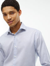 CHEMISE HOMME NY FLEX COLLAR TWILL BLEU BLEU