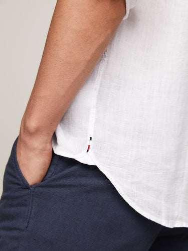 CHEMISE HOMME PIGMENT DYED LI SOLI BLANC BLANC