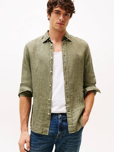 CHEMISE HOMME PIGMENT DYED LI SOLI KAKI KAKI
