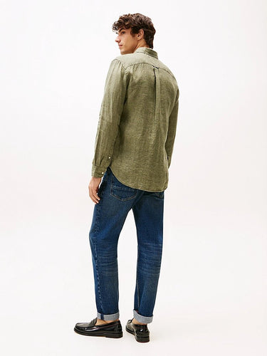 CHEMISE HOMME PIGMENT DYED LI SOLI KAKI KAKI