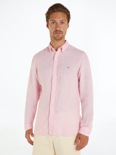 CHEMISE HOMME PIGMENT DYED LI SOLI ROSE ROSE