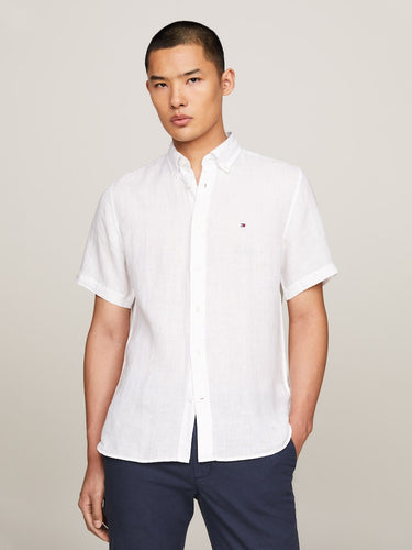 CHEMISE HOMME PIGMENT DYED LINE BLANC BLANC