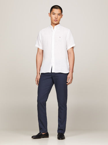 CHEMISE HOMME PIGMENT DYED LINE BLANC BLANC