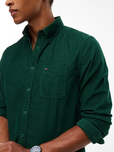 CHEMISE HOMME REG BABY CORDUROY VERT VERT