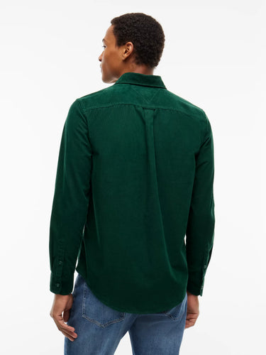 CHEMISE HOMME REG BABY CORDUROY VERT VERT