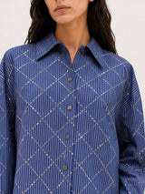 CHEMISIER FEMME CHARM BLEU BLEU