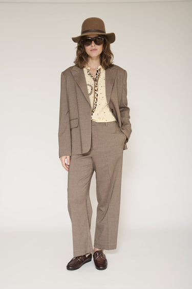 Chemise MKT Studio Coriza imprimé léopard naturel – vue 3