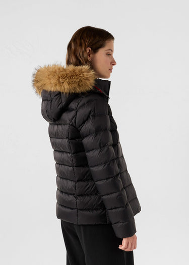 DOUDOUNE FEMME LUXE NOIR NOIR