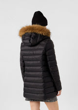 DOUDOUNE FEMME PERLE NOIR NOIR