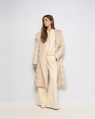 DOUDOUNE FEMME MATELASSE ECRU ECRU