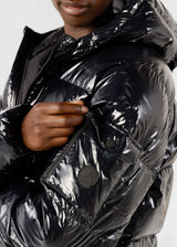 DOUDOUNE HOMME JAVA LAQUÉE NOIR NOIR