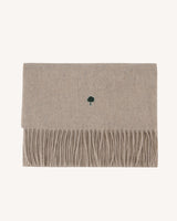 ECHARPE SCARF WOOL CASHMERE BEIGE BEIGE