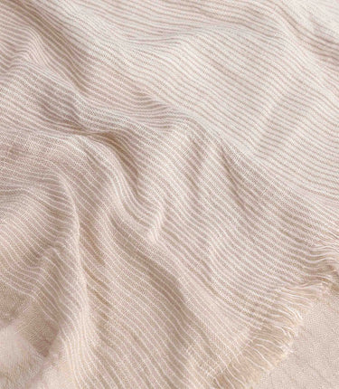 ECHARPE HOMME ARAYE BEIGE BEIGE