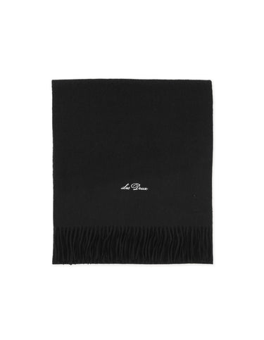 ECHARPE SIGNATURE SOLID NOIR NOIR